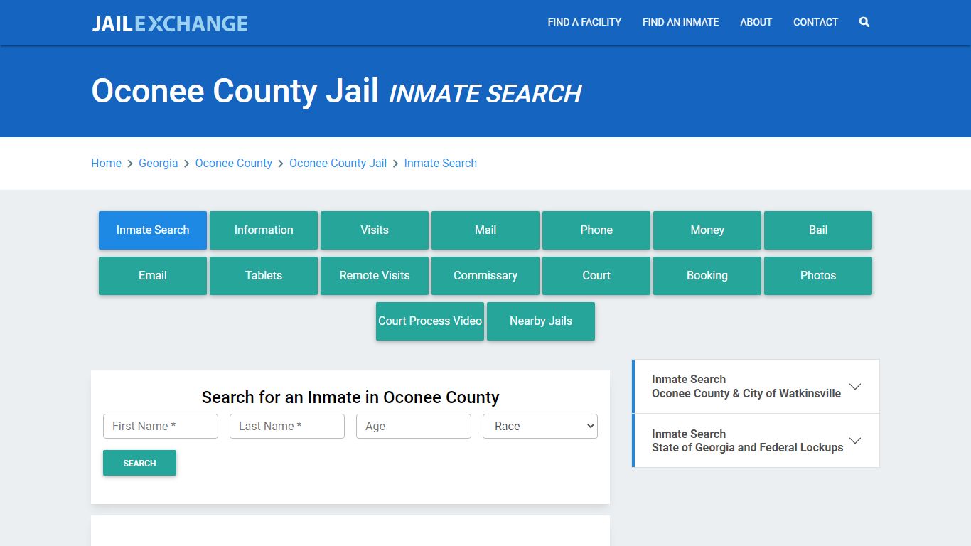 Oconee County Jail, GA Inmate Search: Roster & Mugshots